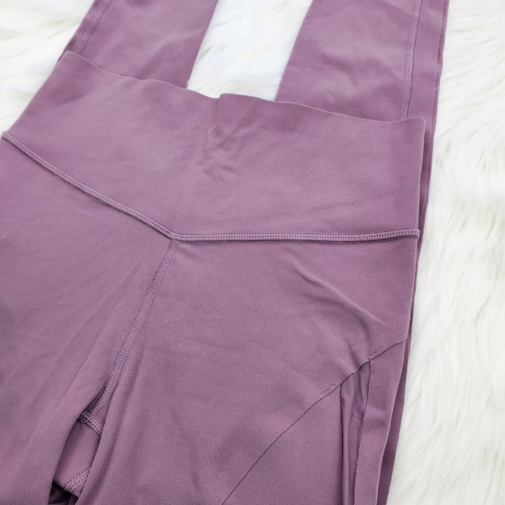 NWOT Athleta Purple Formation Mesh 7/8 Leggings - Picture 3 of 6